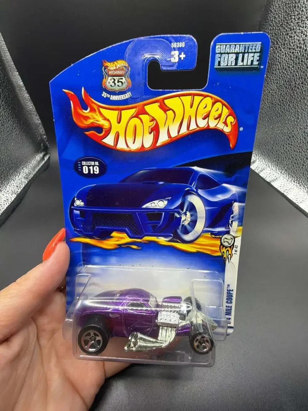 2003 Hot Wheels First Editions 1/4 Mile Coupe Purple #019